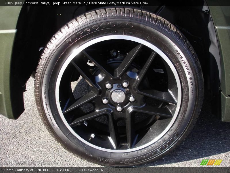Jeep Green Metallic / Dark Slate Gray/Medium Slate Gray 2009 Jeep Compass Rallye