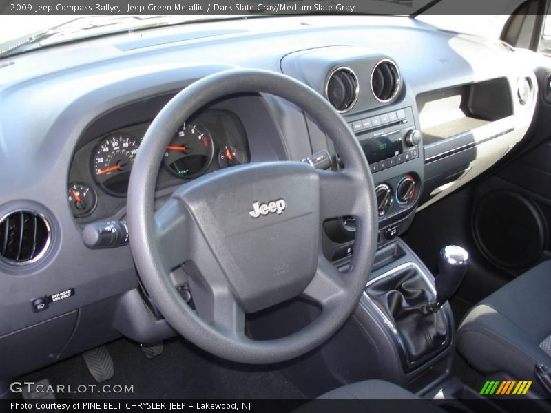 Jeep Green Metallic / Dark Slate Gray/Medium Slate Gray 2009 Jeep Compass Rallye