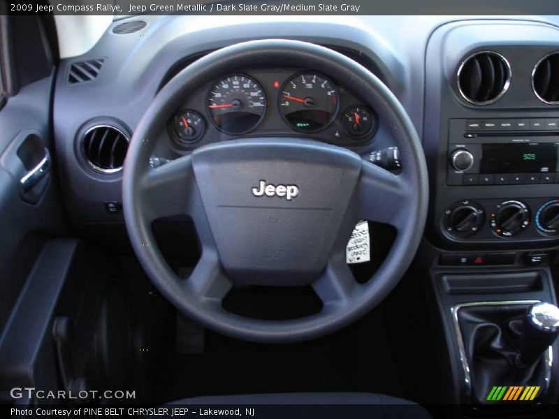 Jeep Green Metallic / Dark Slate Gray/Medium Slate Gray 2009 Jeep Compass Rallye