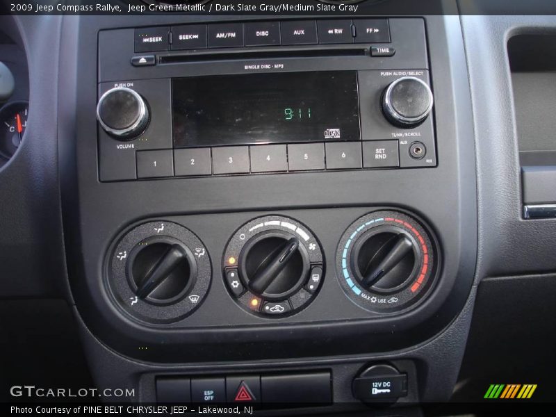 Jeep Green Metallic / Dark Slate Gray/Medium Slate Gray 2009 Jeep Compass Rallye