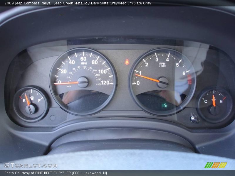 Jeep Green Metallic / Dark Slate Gray/Medium Slate Gray 2009 Jeep Compass Rallye