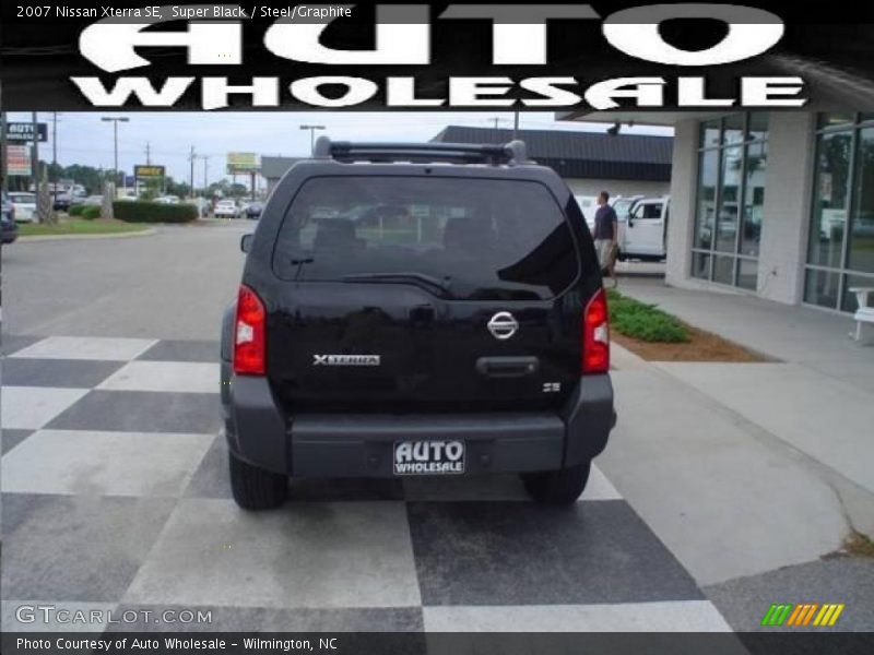 Super Black / Steel/Graphite 2007 Nissan Xterra SE