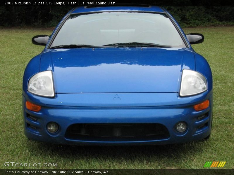 Flash Blue Pearl / Sand Blast 2003 Mitsubishi Eclipse GTS Coupe