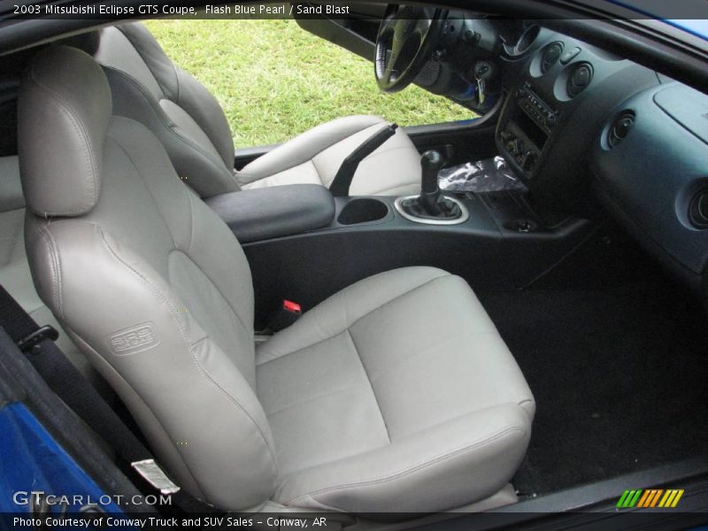 Flash Blue Pearl / Sand Blast 2003 Mitsubishi Eclipse GTS Coupe