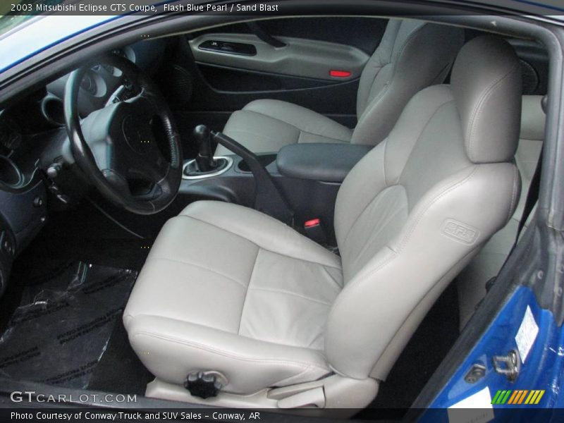 Flash Blue Pearl / Sand Blast 2003 Mitsubishi Eclipse GTS Coupe