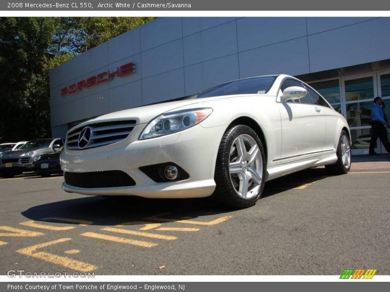 Arctic White / Cashmere/Savanna 2008 Mercedes-Benz CL 550