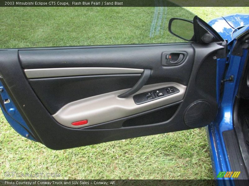 Flash Blue Pearl / Sand Blast 2003 Mitsubishi Eclipse GTS Coupe