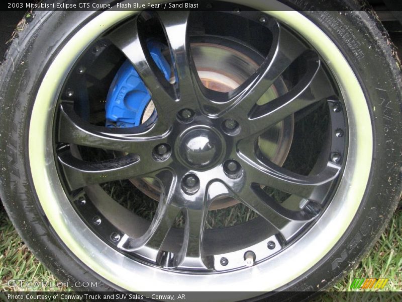 Flash Blue Pearl / Sand Blast 2003 Mitsubishi Eclipse GTS Coupe