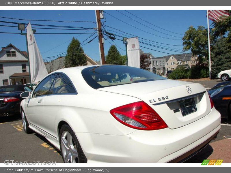 Arctic White / Cashmere/Savanna 2008 Mercedes-Benz CL 550