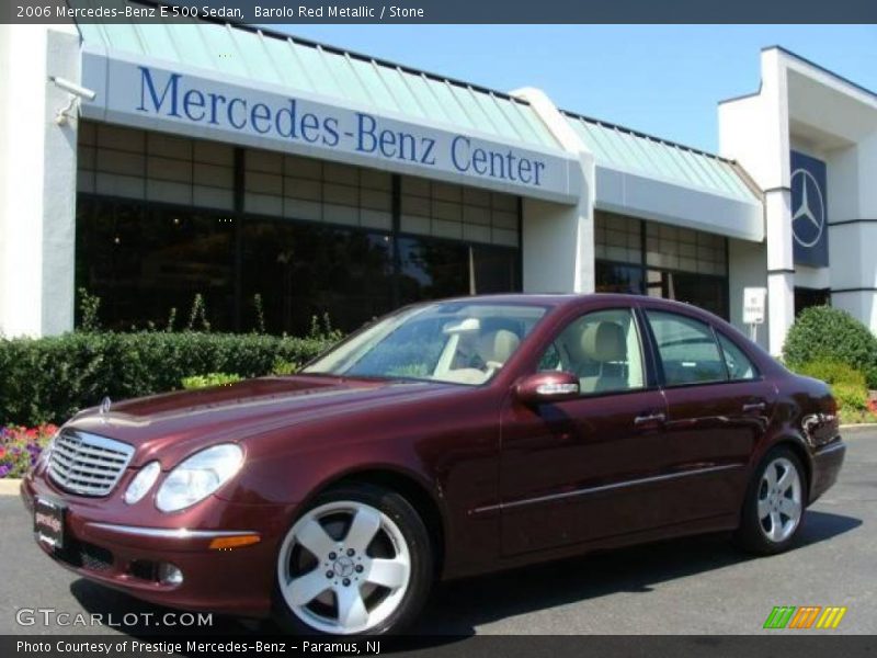 Barolo Red Metallic / Stone 2006 Mercedes-Benz E 500 Sedan