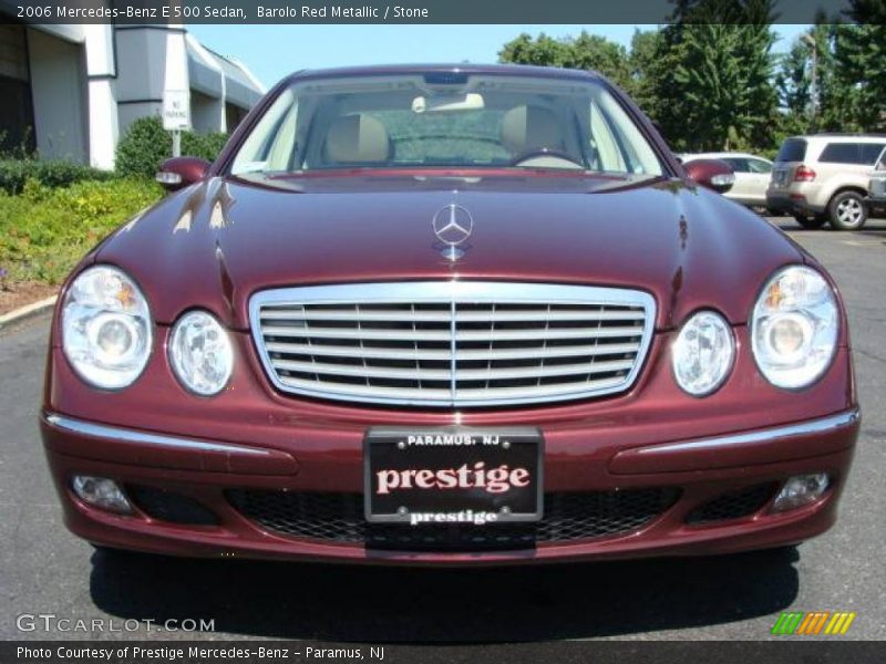 Barolo Red Metallic / Stone 2006 Mercedes-Benz E 500 Sedan