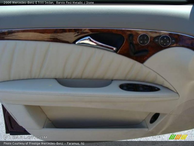 Barolo Red Metallic / Stone 2006 Mercedes-Benz E 500 Sedan