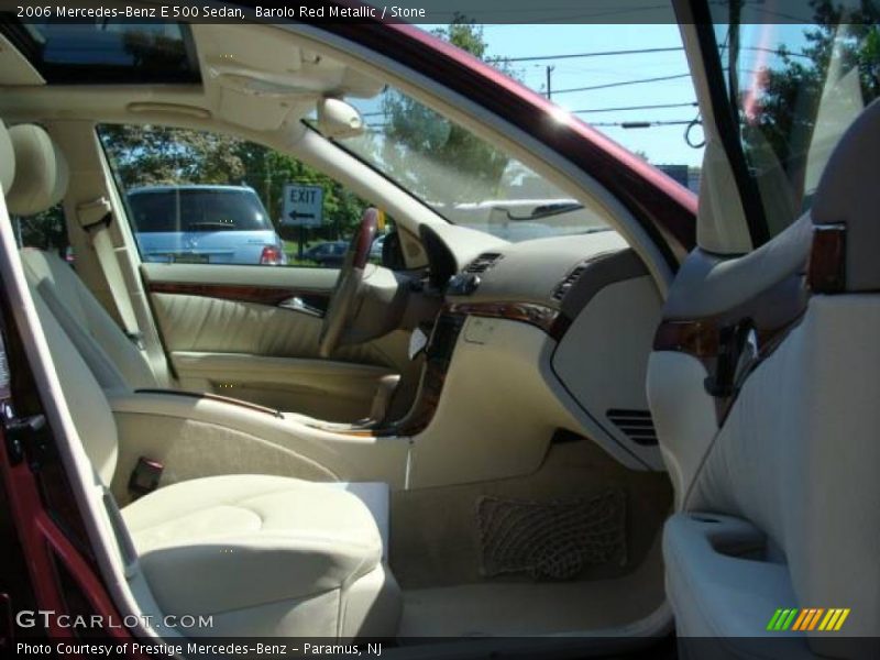 Barolo Red Metallic / Stone 2006 Mercedes-Benz E 500 Sedan
