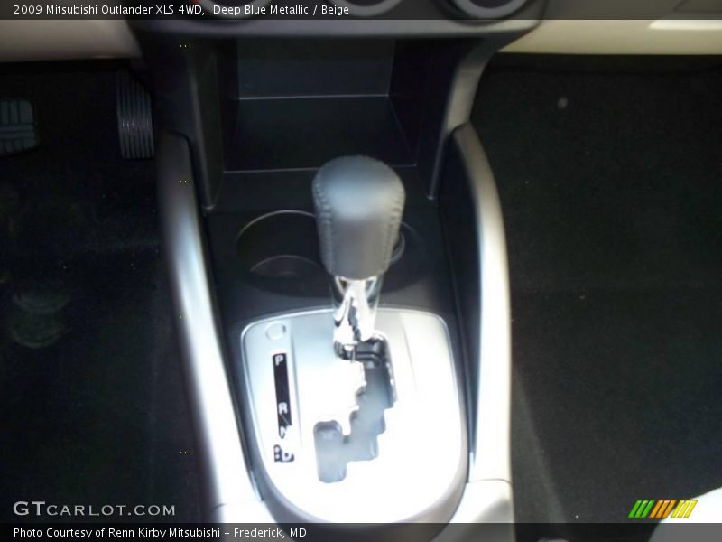 Deep Blue Metallic / Beige 2009 Mitsubishi Outlander XLS 4WD