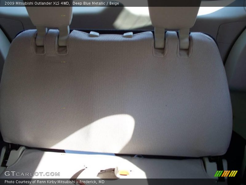 Deep Blue Metallic / Beige 2009 Mitsubishi Outlander XLS 4WD