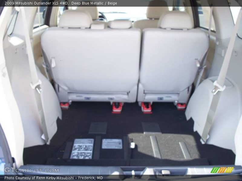 Deep Blue Metallic / Beige 2009 Mitsubishi Outlander XLS 4WD