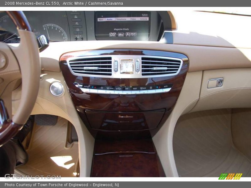 Arctic White / Cashmere/Savanna 2008 Mercedes-Benz CL 550