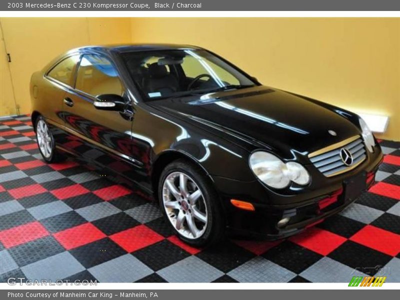 Black / Charcoal 2003 Mercedes-Benz C 230 Kompressor Coupe