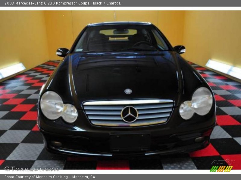 Black / Charcoal 2003 Mercedes-Benz C 230 Kompressor Coupe