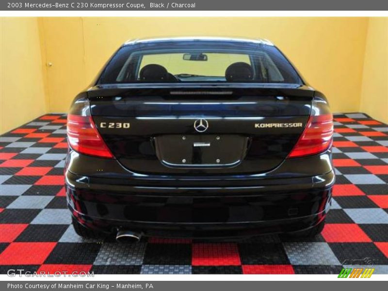 Black / Charcoal 2003 Mercedes-Benz C 230 Kompressor Coupe