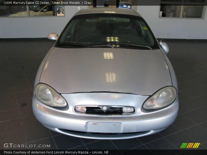 Silver Frost Metallic / Gray 1996 Mercury Sable GS Sedan