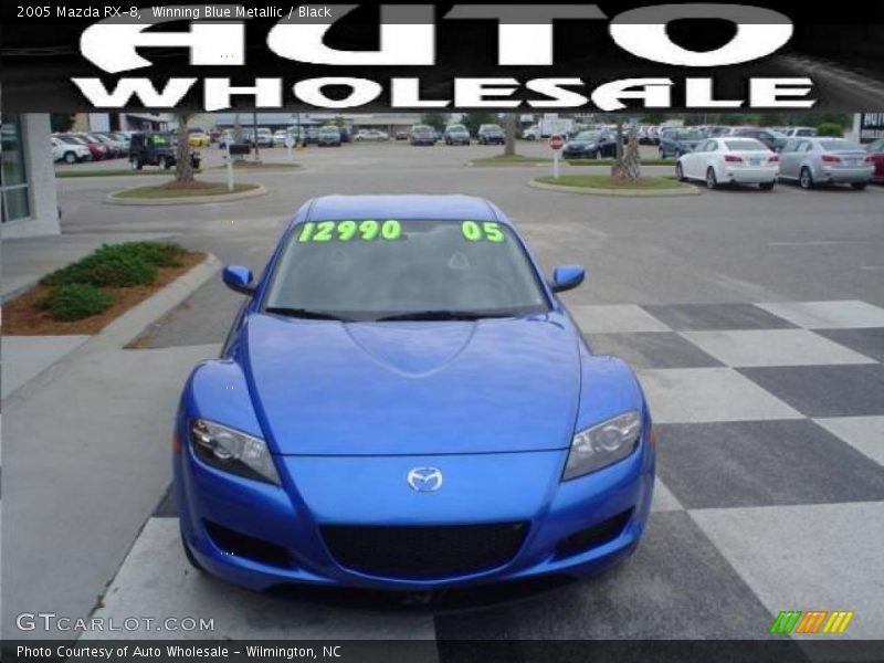 Winning Blue Metallic / Black 2005 Mazda RX-8