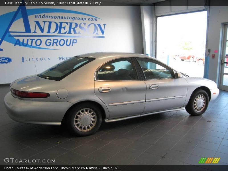 Silver Frost Metallic / Gray 1996 Mercury Sable GS Sedan