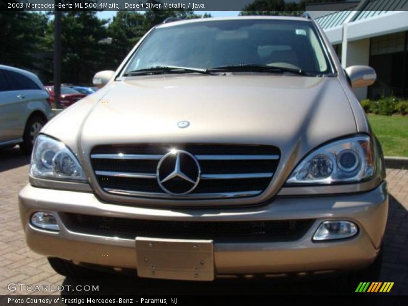 Desert Silver Metallic / Java 2003 Mercedes-Benz ML 500 4Matic