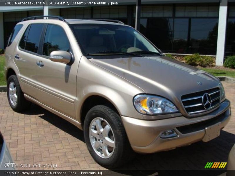 Desert Silver Metallic / Java 2003 Mercedes-Benz ML 500 4Matic
