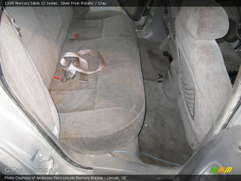 Silver Frost Metallic / Gray 1996 Mercury Sable GS Sedan