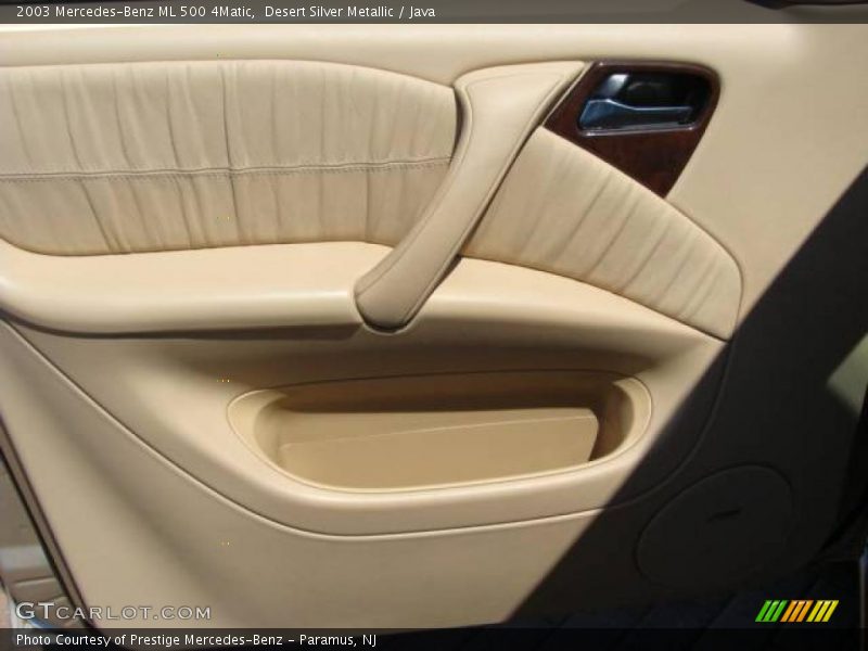 Desert Silver Metallic / Java 2003 Mercedes-Benz ML 500 4Matic