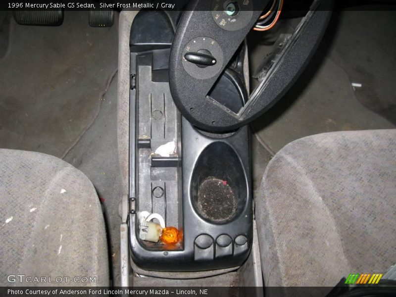 Silver Frost Metallic / Gray 1996 Mercury Sable GS Sedan