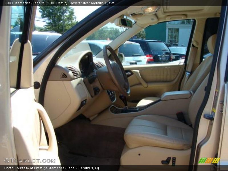 Desert Silver Metallic / Java 2003 Mercedes-Benz ML 500 4Matic