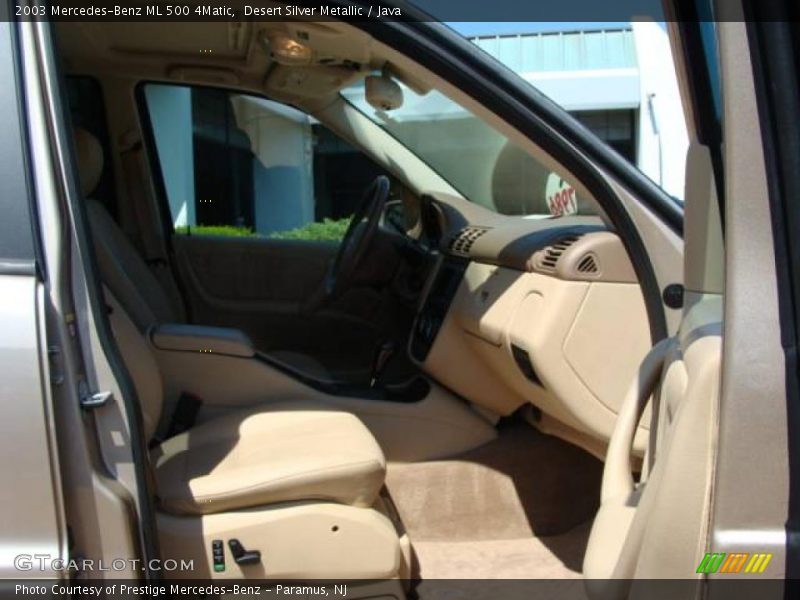 Desert Silver Metallic / Java 2003 Mercedes-Benz ML 500 4Matic