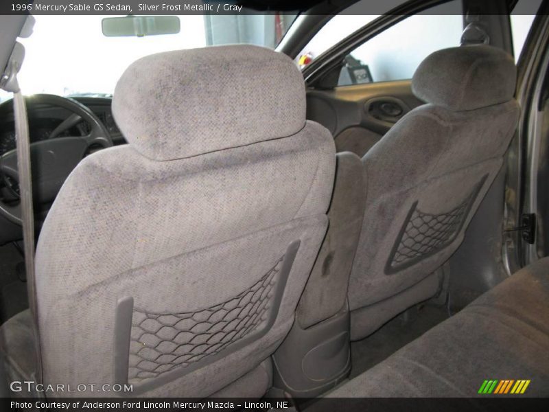 Silver Frost Metallic / Gray 1996 Mercury Sable GS Sedan