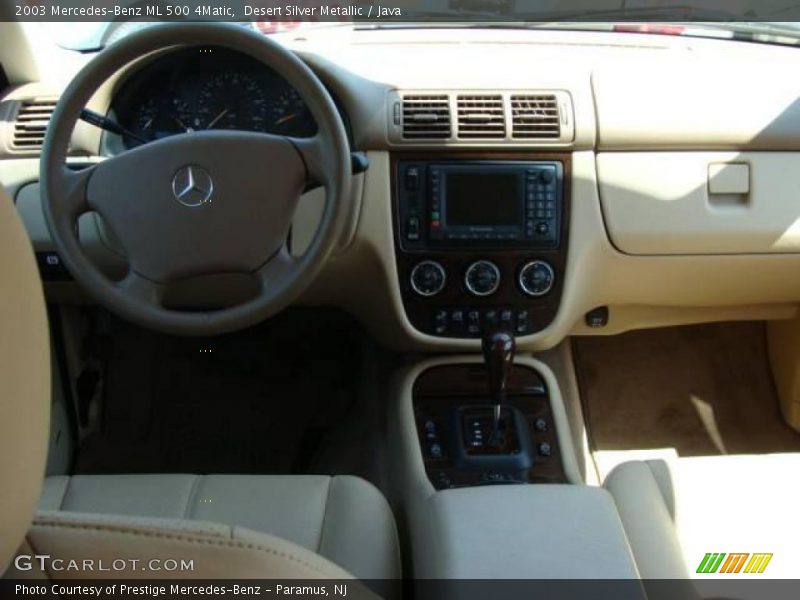 Desert Silver Metallic / Java 2003 Mercedes-Benz ML 500 4Matic