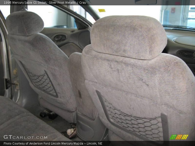 Silver Frost Metallic / Gray 1996 Mercury Sable GS Sedan