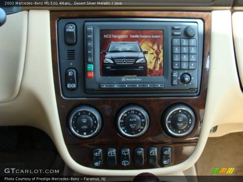 Desert Silver Metallic / Java 2003 Mercedes-Benz ML 500 4Matic