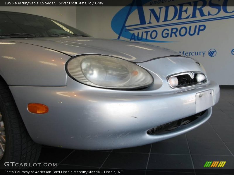 Silver Frost Metallic / Gray 1996 Mercury Sable GS Sedan
