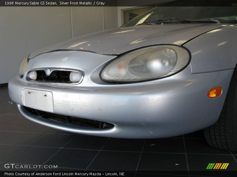 Silver Frost Metallic / Gray 1996 Mercury Sable GS Sedan