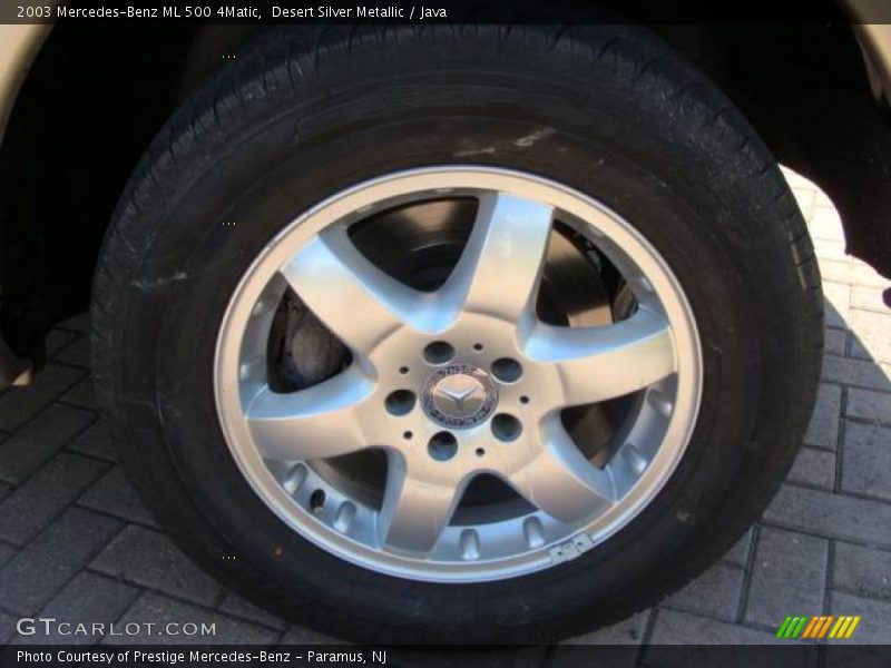 Desert Silver Metallic / Java 2003 Mercedes-Benz ML 500 4Matic