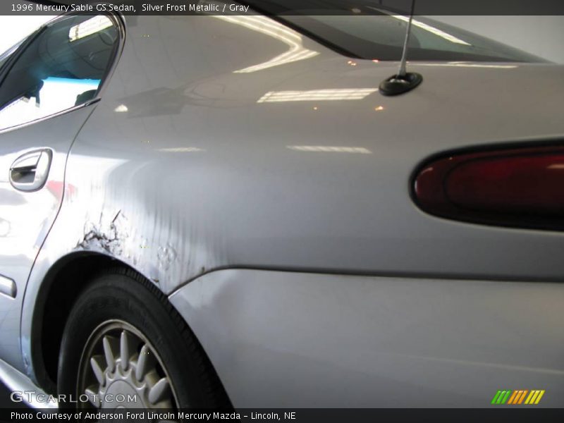 Silver Frost Metallic / Gray 1996 Mercury Sable GS Sedan