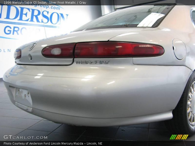 Silver Frost Metallic / Gray 1996 Mercury Sable GS Sedan