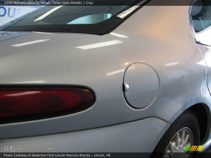 Silver Frost Metallic / Gray 1996 Mercury Sable GS Sedan