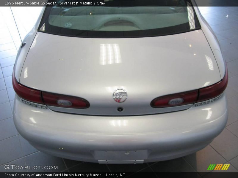 Silver Frost Metallic / Gray 1996 Mercury Sable GS Sedan