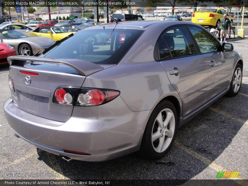 Tungsten Gray Metallic / Black 2006 Mazda MAZDA6 i Sport Hatchback