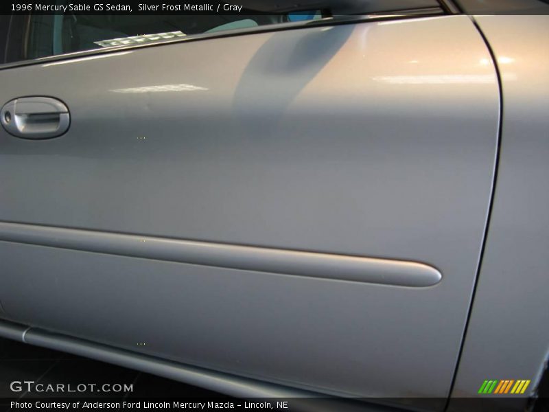 Silver Frost Metallic / Gray 1996 Mercury Sable GS Sedan