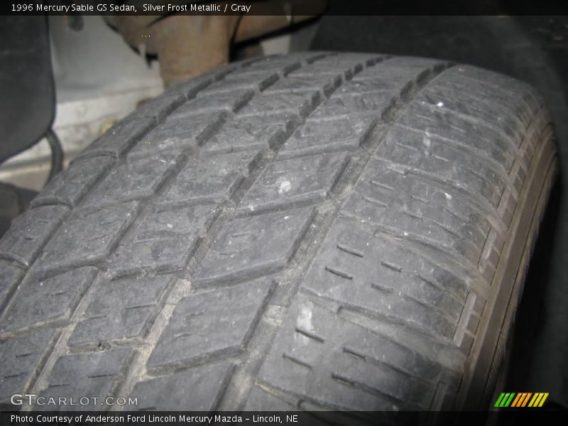 Silver Frost Metallic / Gray 1996 Mercury Sable GS Sedan