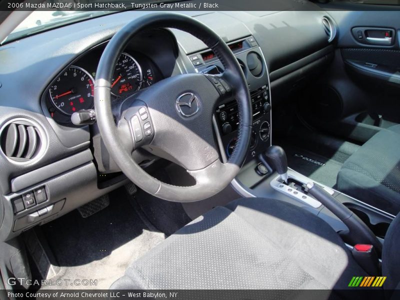 Tungsten Gray Metallic / Black 2006 Mazda MAZDA6 i Sport Hatchback