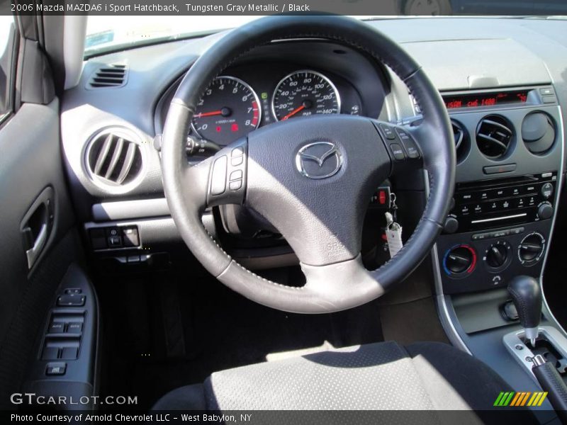 Tungsten Gray Metallic / Black 2006 Mazda MAZDA6 i Sport Hatchback